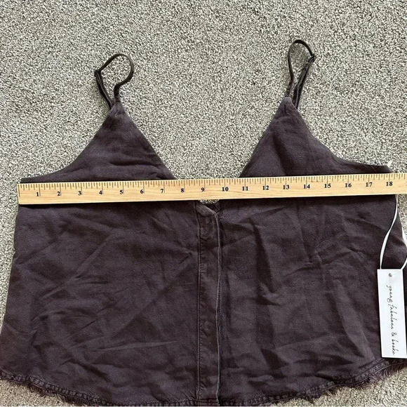 Young Fabulous & Broke Rehan Swing Tank Top‎ in Chocolate Size Medium - Picture 4 of 8